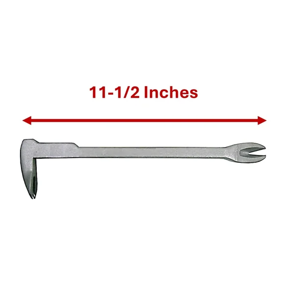 BEST- 12" Double End Nail Puller / Cat Paw / Pry Bar / Ripping Chisel By Contractorsx