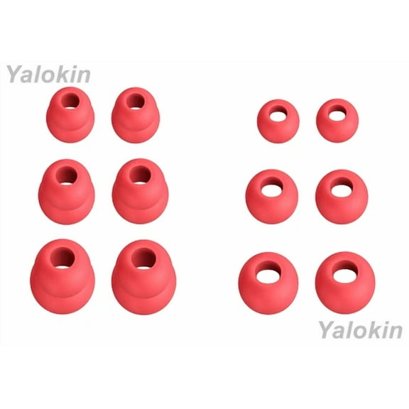 BEST- 12Pcs Siren Red (Df-3Sz) Eartips Earbuds For Google Pixel Buds Pro And A Series