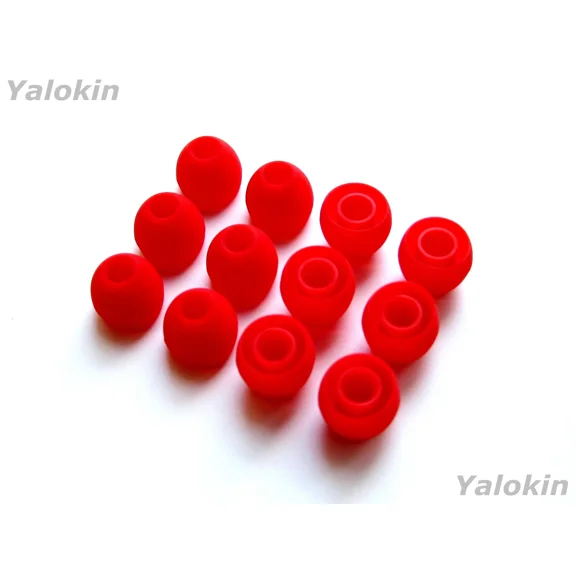 BEST- 12Pcs Small Red Soft Replacement Ear-Tips Earbuds For Monster Earphones