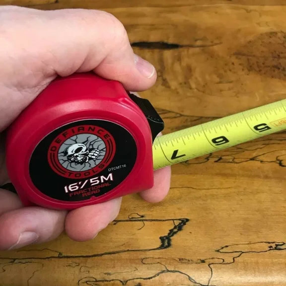BEST- 16' Compact Edc Measuring Tape Ruler Layout Tools Workshop Equipment Home Garden