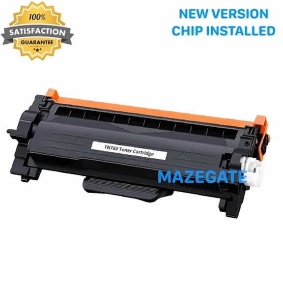 BEST- 1Pk Tn760 Toner Cartridge Compatible With Brother Mfc-L2730Dw L2750Dw Hl-L2395Dw