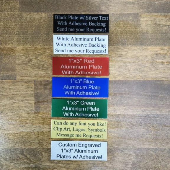 BEST- 1X3 Custom Aluminum Plate Trophy Plaque Award Display Sign Home Business Garden