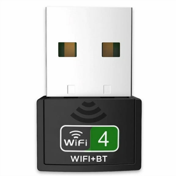BEST- 2 In 1 Bluetooth 4.0 150Mbps 2.4Ghz Mini Usb Wifi Wireless Adapter Pc Laptop