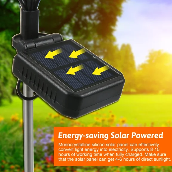 BEST- 2-Pack Neoglint Solar Colorful Swaying Lights For Garden