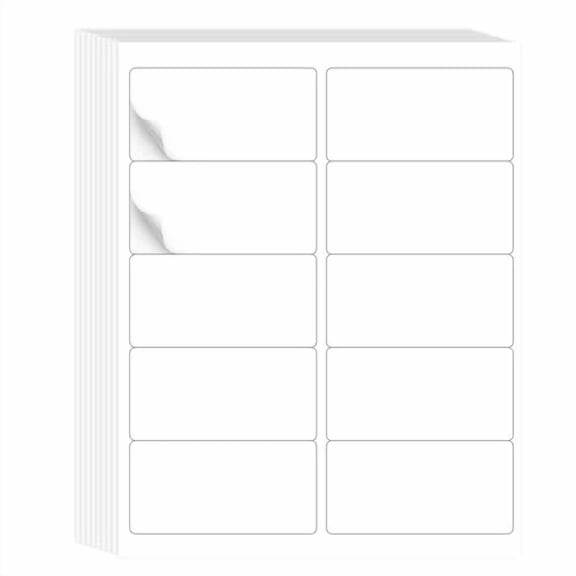 BEST- 2" X 4" Mailing Labels 10 Per Sheets Total 300 Labels, Printable White
