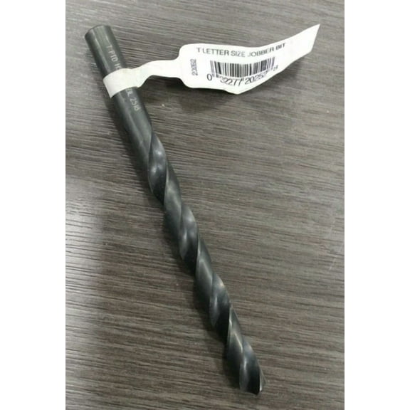 BEST- 20252 Forney 3.58 In. L High Speed Steel T Letter Drill Bit 3/8 In. Round Shank