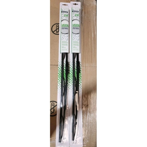 BEST- 2Ct Pair Ecogard Xv28 Vision Premium 28 Wiper Blade Hook, Sidepin, Bayonet Type