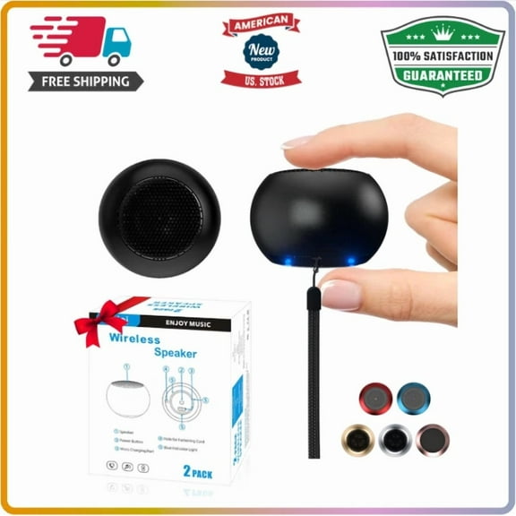 BEST- 2Pack Portable Mini Speaker, Bluetooth Tiny Speaker,Wireless Micro Speaker...