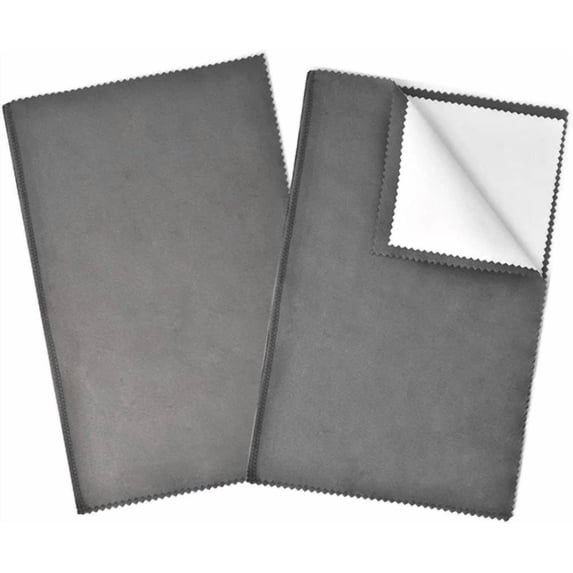 BEST- 2Pcs Jewelry Polishing Cleaning Cloth Large 10'' X 12'' For Sterling Silver Jewe