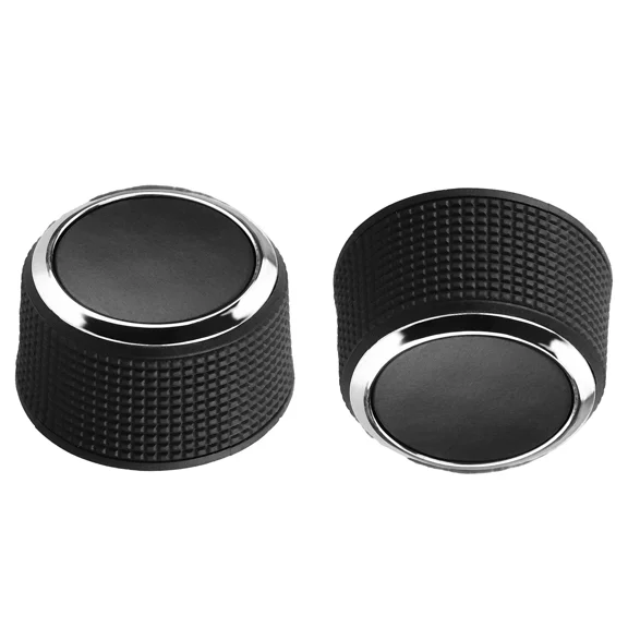 BEST- 2X Rear Control Knobs Audio Radio For Escalade Enclave Tahoe Chevrolet Gmc