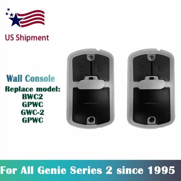 BEST- 2X Universal Wall Console Remote For Genie Series 2 Garage Door Opener