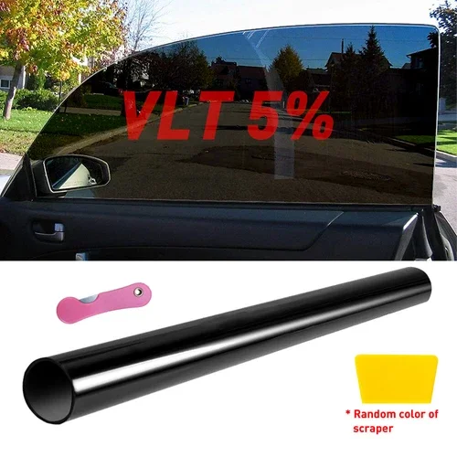 BEST- 300Cm 5% Vlt Uncut Roll Window Tint Film 20 X 10Ft Feet Car Home Office Glass
