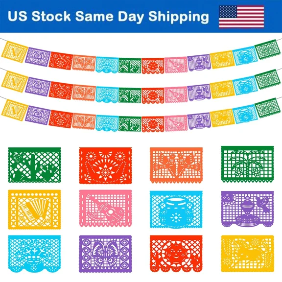 BEST- 3Pack Mexican Banner Decorations Cinco De Mayo Spanish Fiesta Party Banner Set