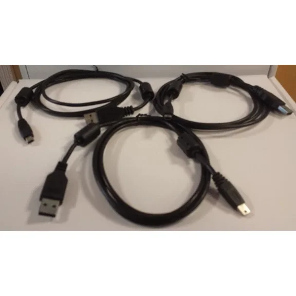 BEST- 3Pk 4Ft Usb Mini 5 Pin Data Sync Cable W/Ferrite For Magellan Garmin Tomtom Gps