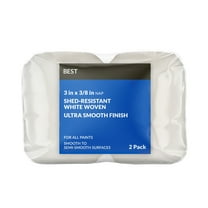 BEST 3x3/8" Woven Roller Cover 2 Pack