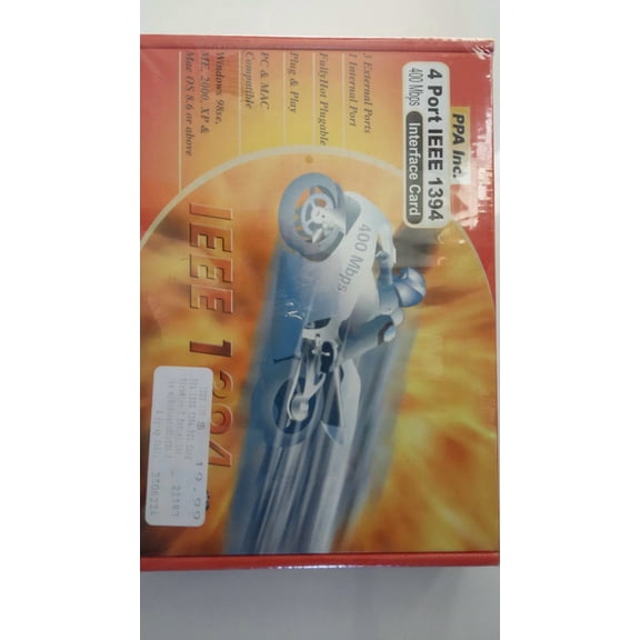BEST- 4 Port Ieee 1394 Pci Interface Card 400 Mbps
