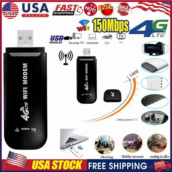 BEST- 4G Lte Usb 150Mbps Modem Stick Portable Wireless Wifi Adapter 4G Card Router New