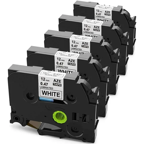 BEST- 5 Pk Tz-231 Tze-231 Pt-D210 Compatible Label Maker Tape 12Mm For Brother P-Touch