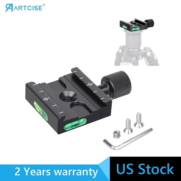 BEST- 50Mm Quick Release Plate Clamp, Qc50 Universal Arca-Swiss Qr Clamp