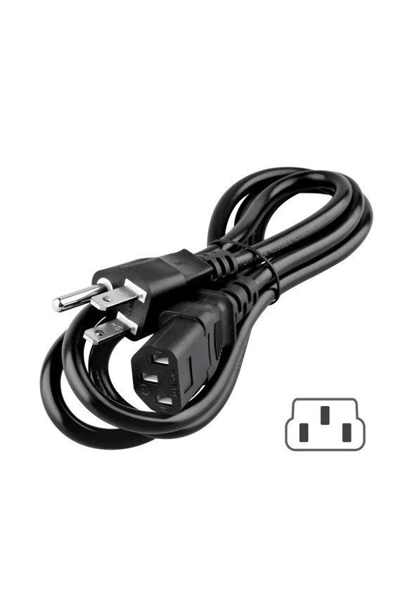BEST- 5Ft Ac Power Cord Cable For Dell U3419W U3818Dw U4919Dw Monitor 3-Prong Lead