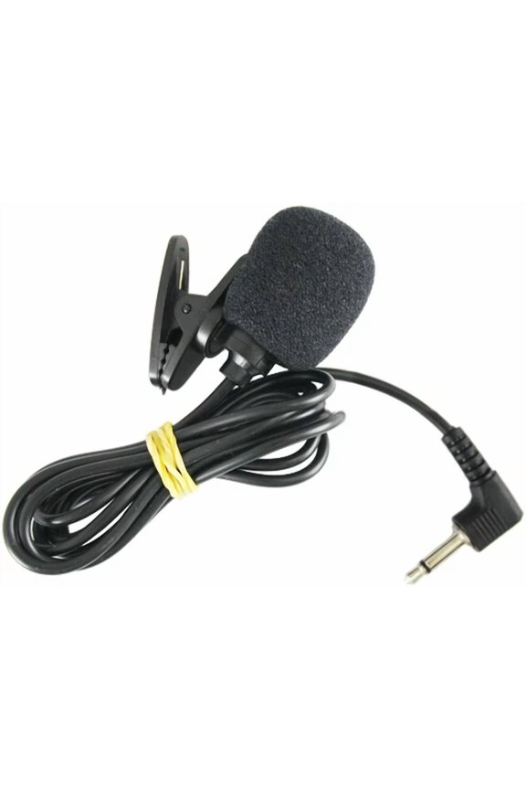 BEST- 5X Exmax Mini Lapel Mic Tie Clip-On 1/8 3.5Mm Jack Condenser Collar Microphone