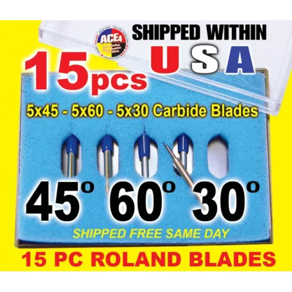 BEST- 5X455X605X30 High Quality Roland Vinyl Cutter Plotter Blades Fast Shipping