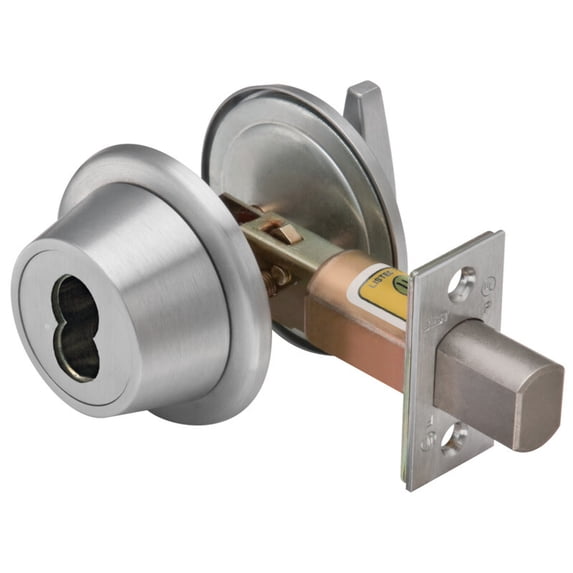 BEST 7T37MSTK626 T Series Tubular Deadbolt 2-3/4 Backset 7-Pin Housing; Double -Keyed x CS-Standard Standard Deadbolt Satin Chrome