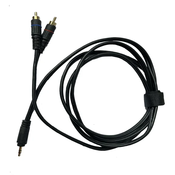 BEST- 8Ft 3.5Mm Aux Mono Male To 2 Rca Male Audio Cable For Pa Audio Speaker Dj System
