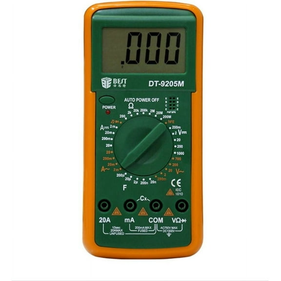 BEST 9205M Handheld Digital Multimeter With LCD Screen