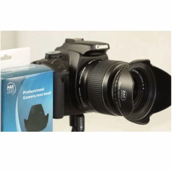 BEST- A&R 58Mm Tulip Lens Hood For Nikon D3400 D5600 D5500 D7500 D7200 Af-P 70-300M