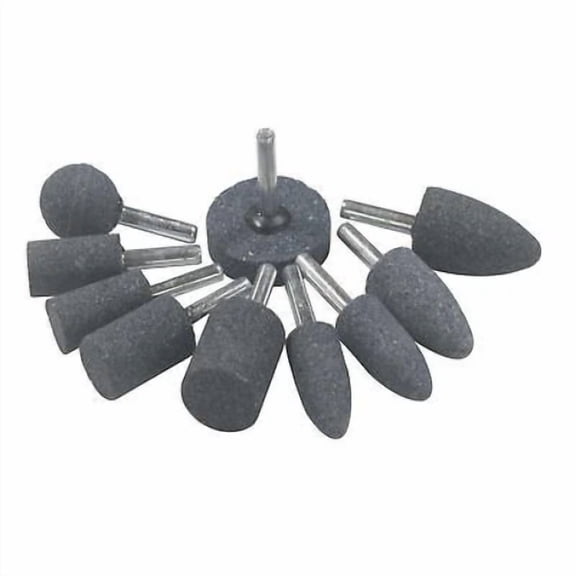 BEST- Abrasive Grinding Stone Rotary Accessories Buffing Point Set With 1/4Inch Shank