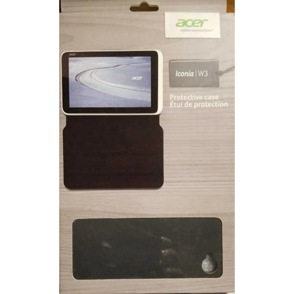 BEST- Acer Protective Cover For W3-810 Tablet Dark Gray Case Folding Folio