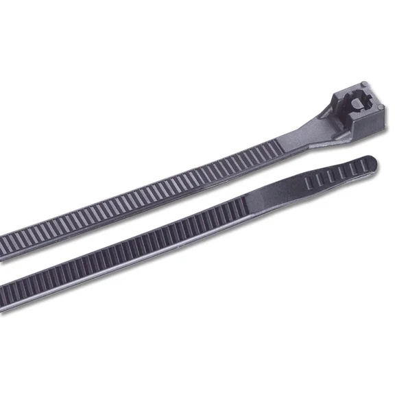 BEST- Ancor 6" Uv Black Standard Cable Zip Ties - 25 Pack
