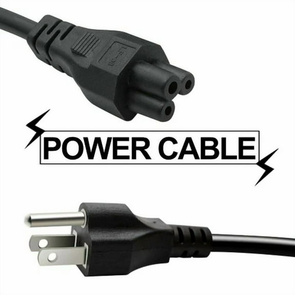 BEST- Aprelco 6Ft Ul Cable 3-Prong Power Cord For Iec-60320 Iec320 C5 To Nema 5-15P