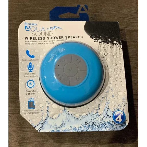 BEST- Aqua Sound Wireless Shower Speaker Brand New Free Shipping
