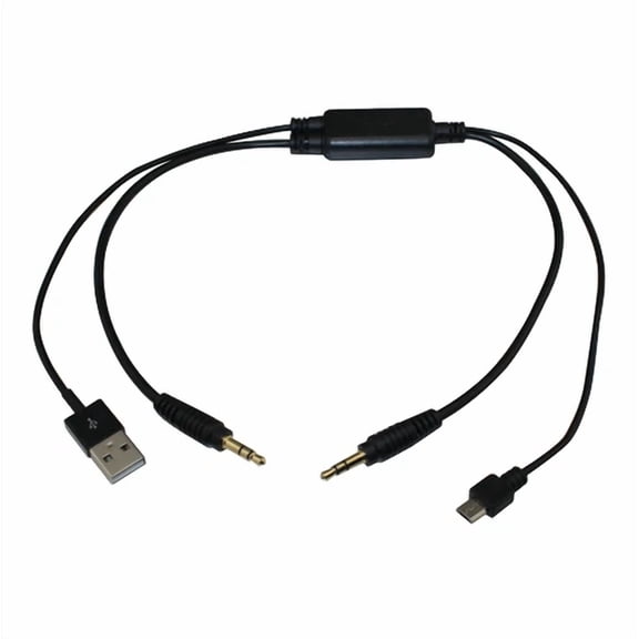 BEST- Aux Cable 3.5Mm Usb To Micro Usb Cable 100Cm Long