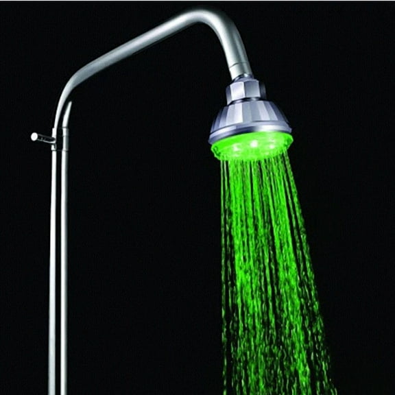 BEST- Bathroom Led Shower Head Color Changing Bath Pressure Sensitive Water Glow Light