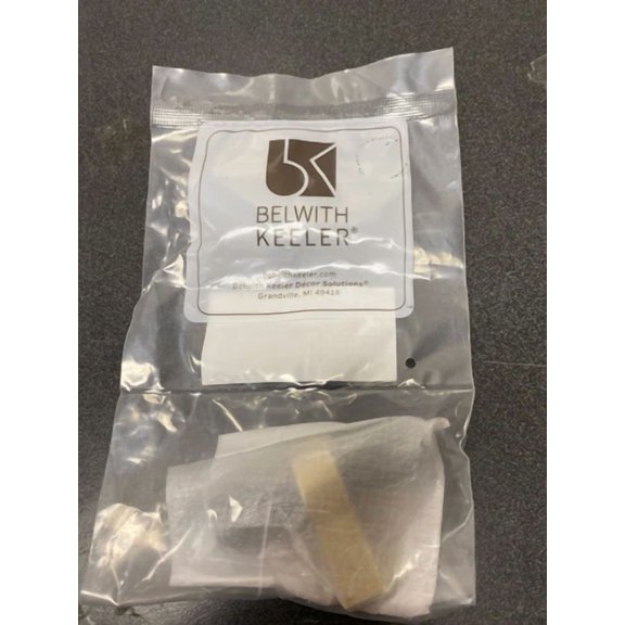 BEST- Belwith Keeler B076886-Mbbgb Sinclaire T Bar Knob - Matte Black/Brushed Brass