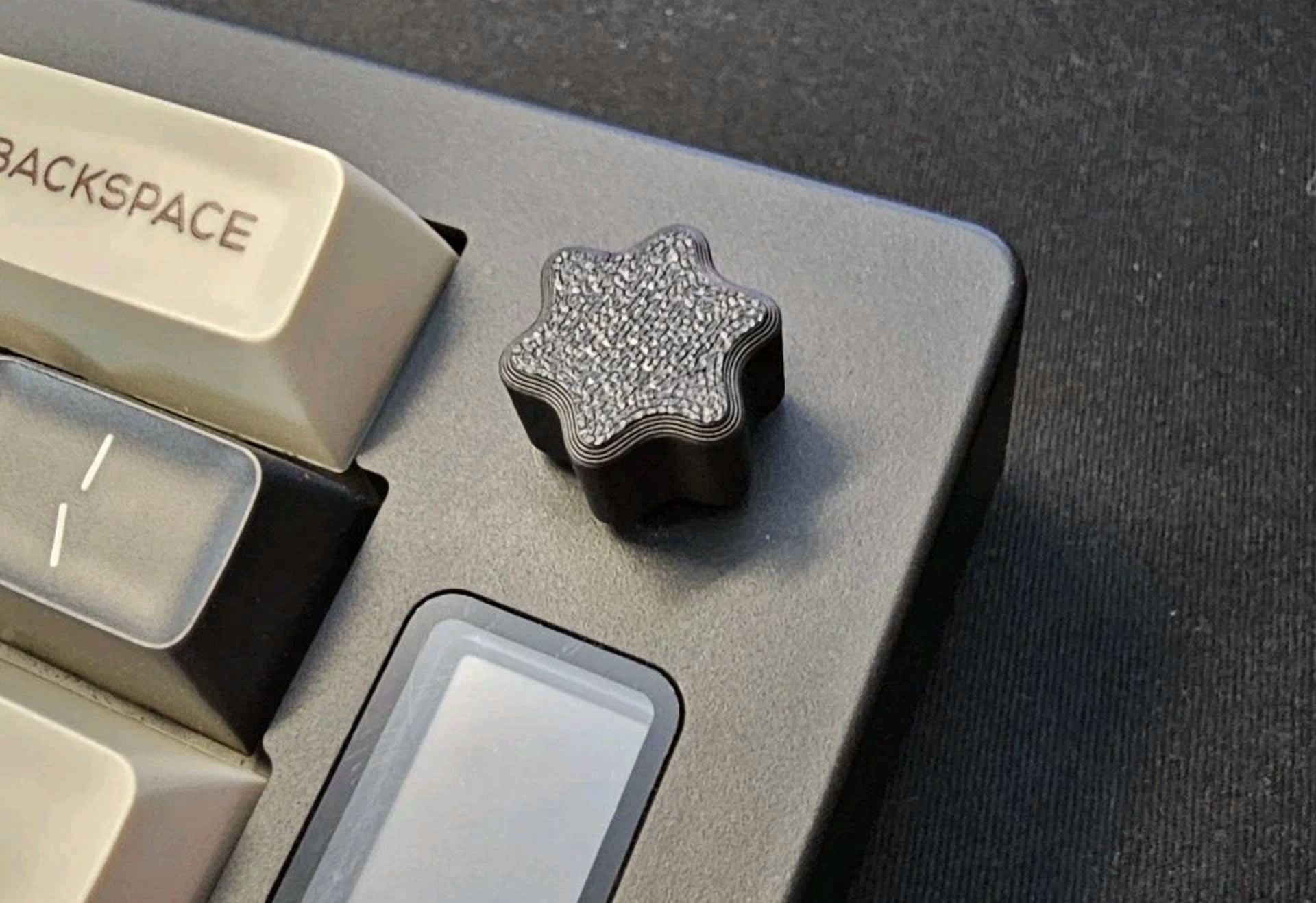 BEST- Black 3D Printed Keyboard Knob For Abm066 Alice Style Keyboard ...