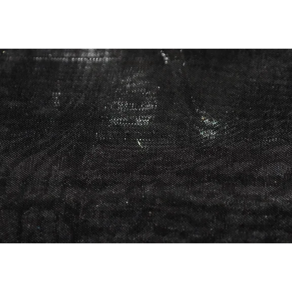 BEST- Black Mirror Organza Sheer Fabric Polyester 58" Wide Drape Curtain