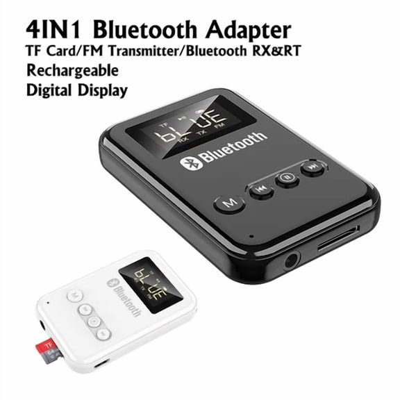 BEST- Bluetooth Wireless Adapter Receiver&Fm Transmitter Mp3 Player Home Car Stereo