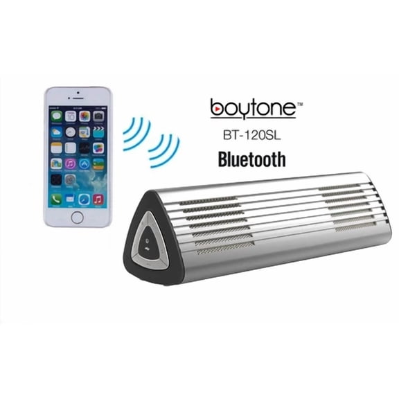 BEST- Boytone Bt-120Sl Portable Bluetooth Speaker - Silver