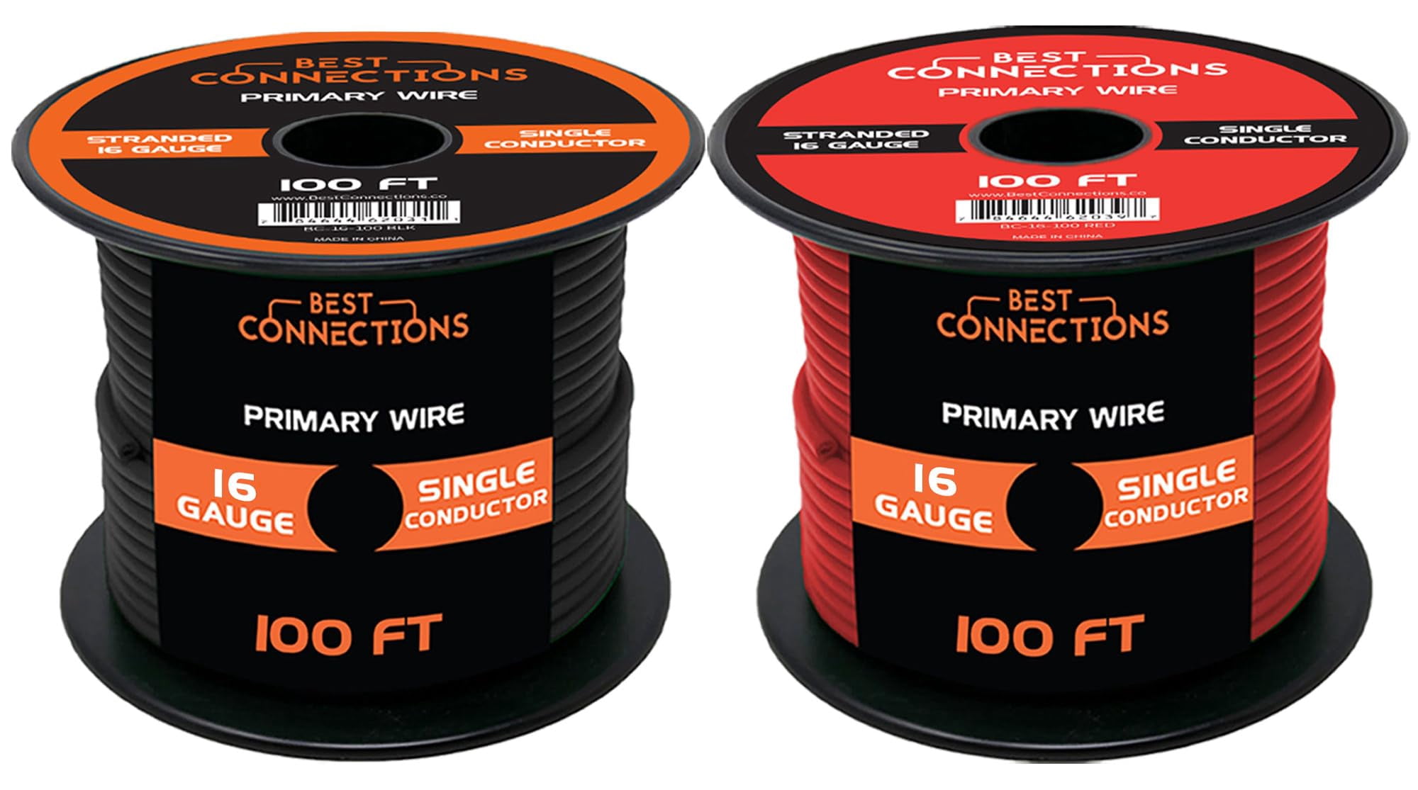 16 Gauge 50' Ft Orange Auto PRIMARY WIRE 12V Auto Wiring Car Power S 635075