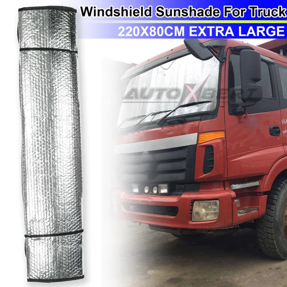 BEST- Car Windshield Sun Shade Foldable Uv Block Cover For Truck Van Bus Extra Large