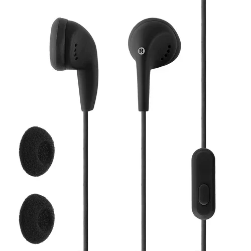 BEST- Circuit City In-Ear Wired Earbud With In-Line Microphone And Remote (Black)