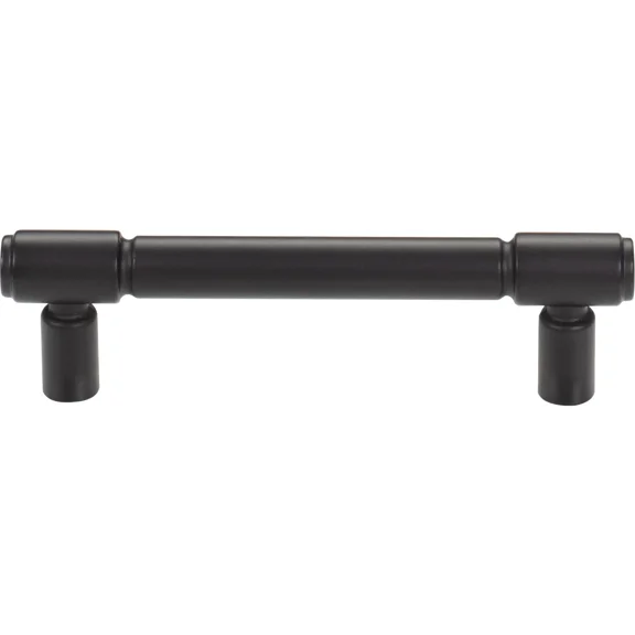 BEST- Clarence 3 3/4" Center To Center Bar Pull Flat Black