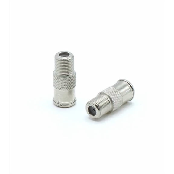 BEST- Coax Cable Rg6 Compression Connectors - Push On Coaxial F Connector - 4 Pack