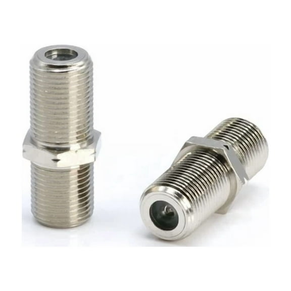 BEST- Coaxial Cable Extension Adapter | 10 Pack | Satellite Cable Tv Compatible F-Pin