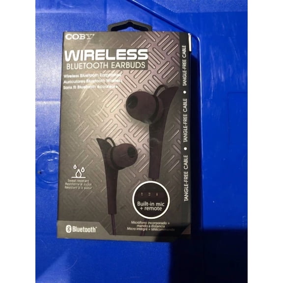 BEST- Coby Cebt405Blk Bluetooth Sport Earbuds Black