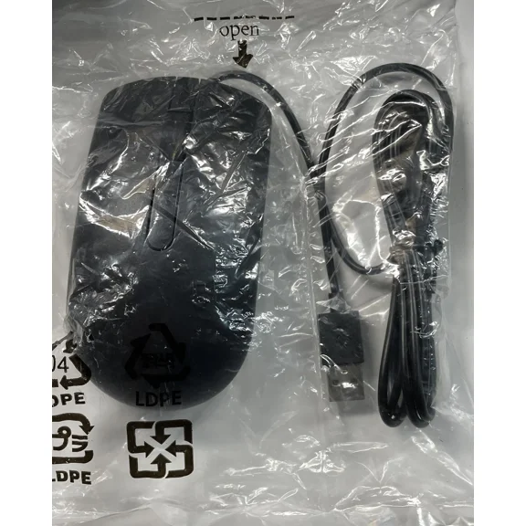 BEST- Dell Optical Wired Usb Mouse 2 Buttons W/Scroll Dell P/N 0Dv0Rh